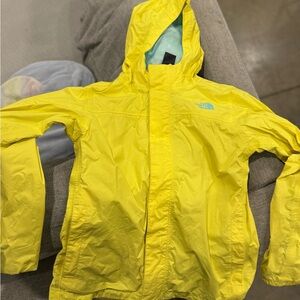The North Face Yellow Rain Jacket